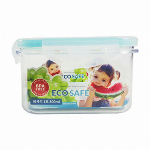 한진화학 신선 에코락 정사각 1호 800ml