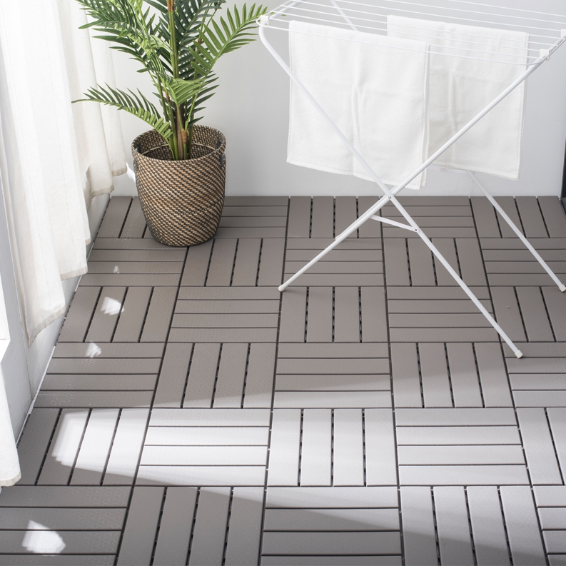 아임홈  가로세로 인테리어 데크타일 그레이