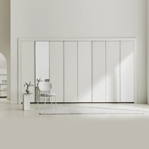 한샘  아트월 거울 붙박이장 비대칭형 행거형