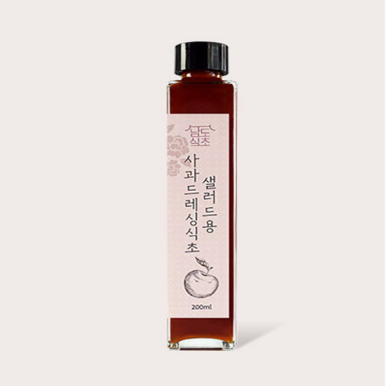 천년가향 남도식초 하화숙 천연발효 사과 드레싱식초 200ml