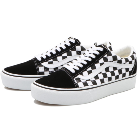 반스 남녀공용 체커보드 올드스쿨 플랫폼_VN0A3B3UHRK1