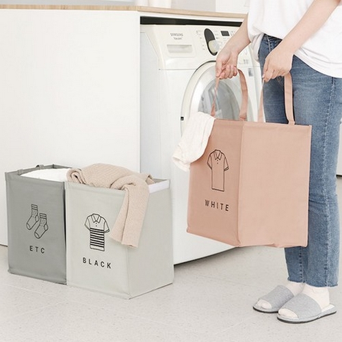 네이쳐리빙  모노블 반전매력 재활용 분리수거함 3p 36L