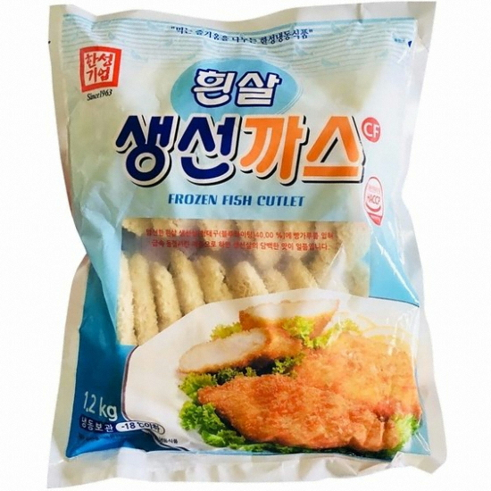 한성기업  흰살 생선까스 1.2kg