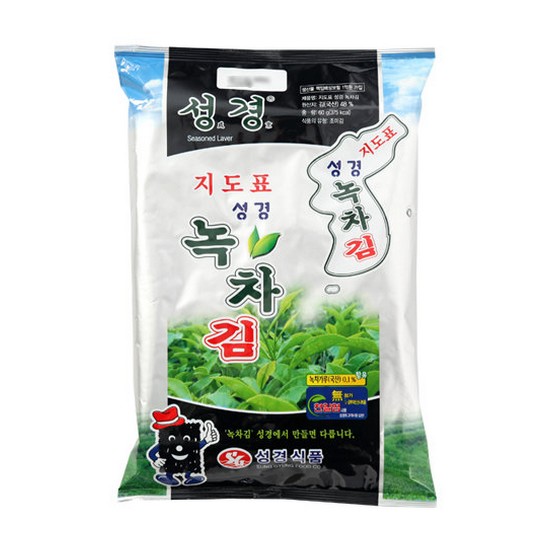 성경식품 지도표성경김 녹차김 60g [1개]
