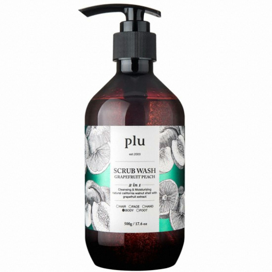 플루 데일리 스크럽 워시 자몽 피치 500g