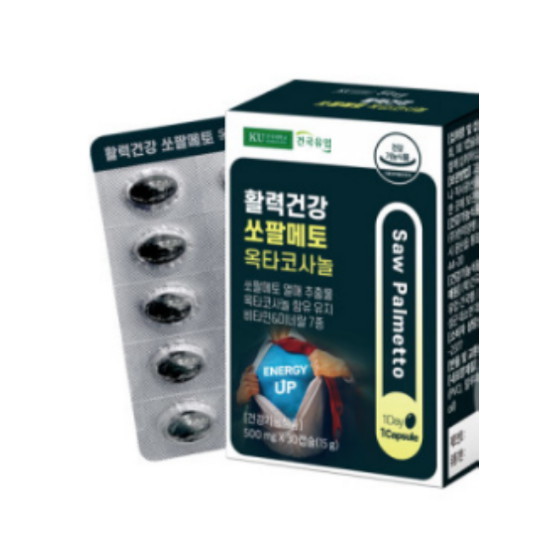 네이처드림 남성건강엔 쏘팔메토 옥타코사놀  500mg 30캡슐