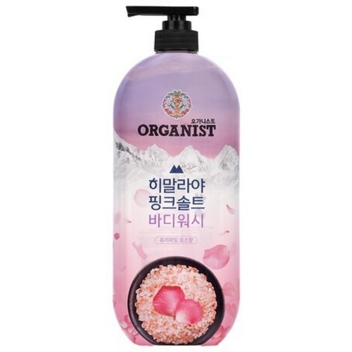 오가니스트 히말라야 핑크솔트 바디워시 로즈향 900ml