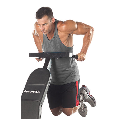 플러그피트니스  파워블럭 인클라인 벤치 전용 딥스바