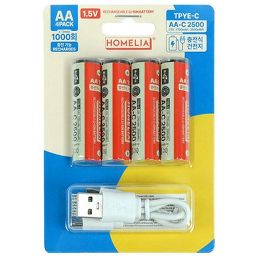 도어스코리아  홈리아 리튬이온 건전지 AA