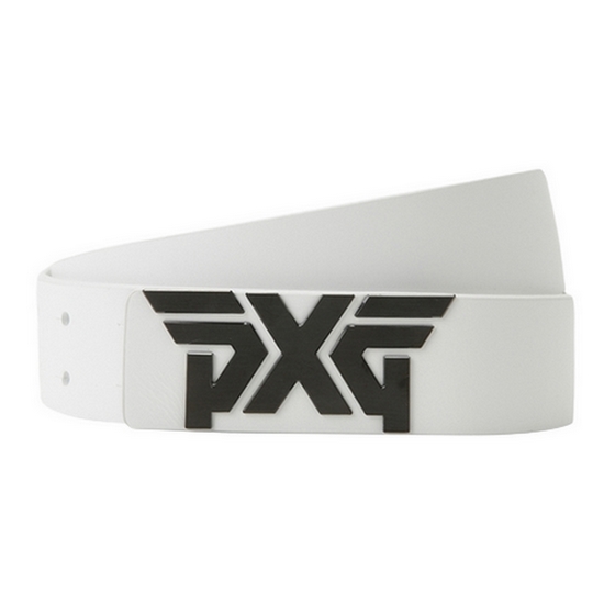 PXG  블랙 버클 로고 벨트 PGPPW870601
