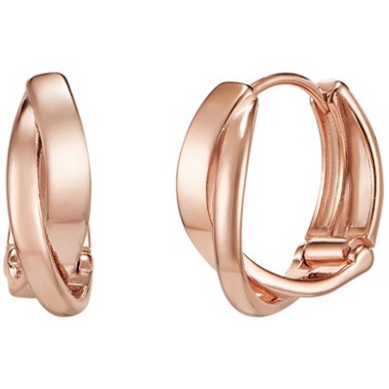 엘르쥬얼리  14K 웨이브 링 원터치 귀걸이 gold pin ELGPEE433