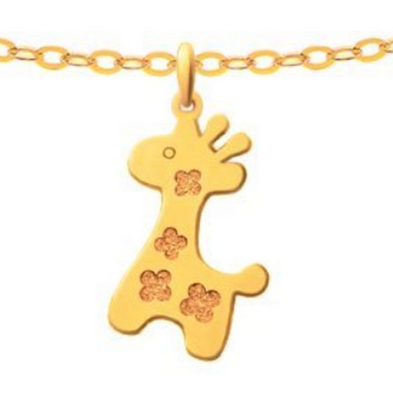 브리앙  18K 아기 기린 목걸이