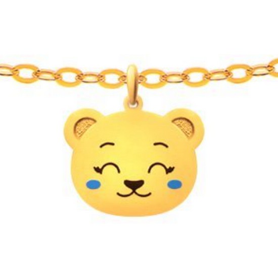 브리앙  18K 아기곰 목걸이