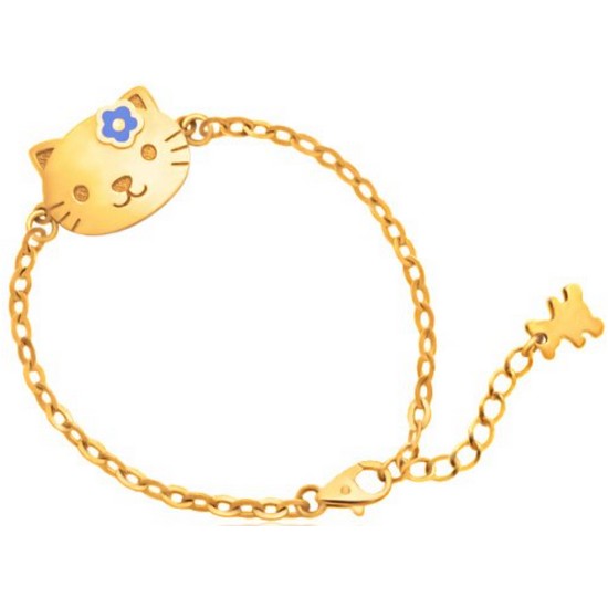 브리앙  18K 우리 야옹이 아기 팔찌