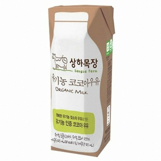 매일유업  상하목장 유기농 코코아 우유 125ml