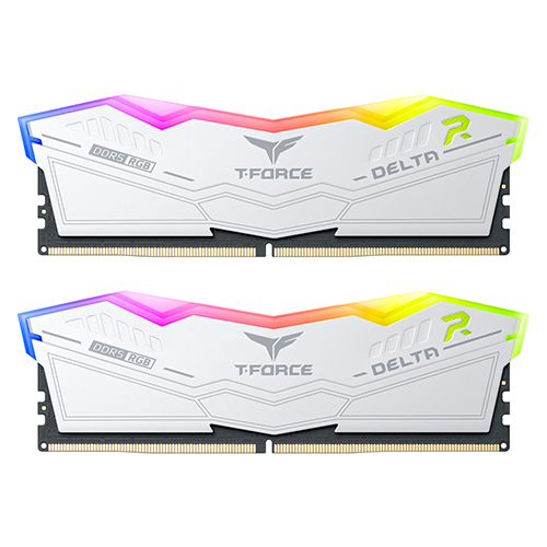 TeamGroup T-Force DDR5-6000 CL38 Delta RGB 화이트 패키지 서린