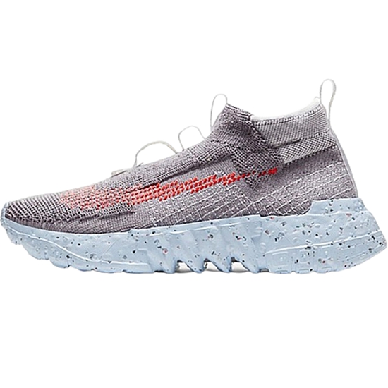 나이키 스페이스 히피 02 바스트 그레이 하이퍼 크림슨 CQ3988-001 225 단일 옵션