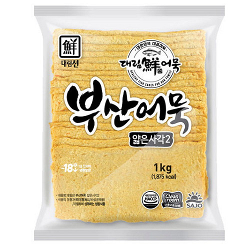 사조대림 대림선 부산어묵 얇은사각2 1kg