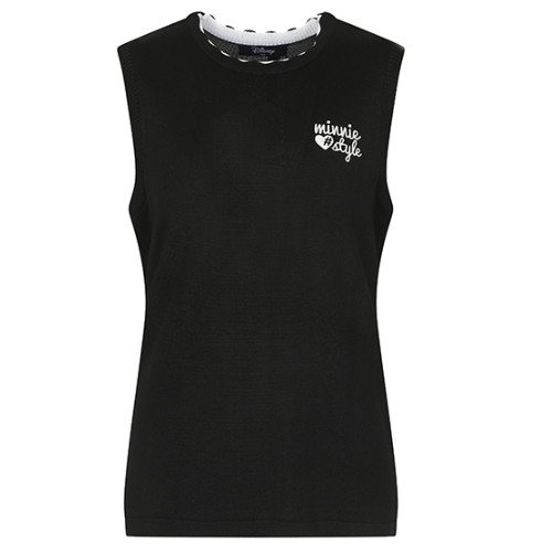 디즈니골프 라운드 조끼 니트 DM1LKV003