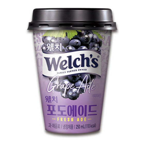 푸르밀 웰치스 포도 에이드 250ml