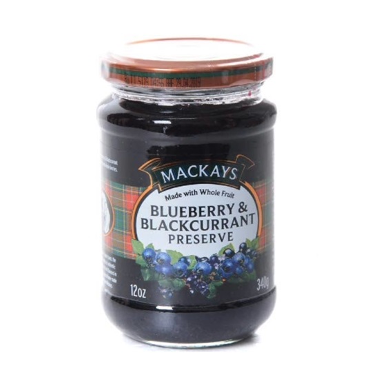 맥케이 블루베리와 블랙커런트 잼 340g