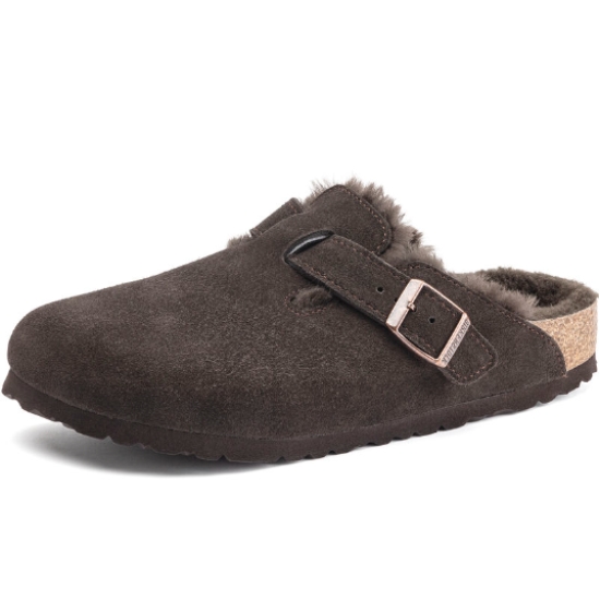 버켄스탁 여성용 보스턴 보통발볼 FUR Boston Shearling VL LAF 샌들 1020567 Mocca 230