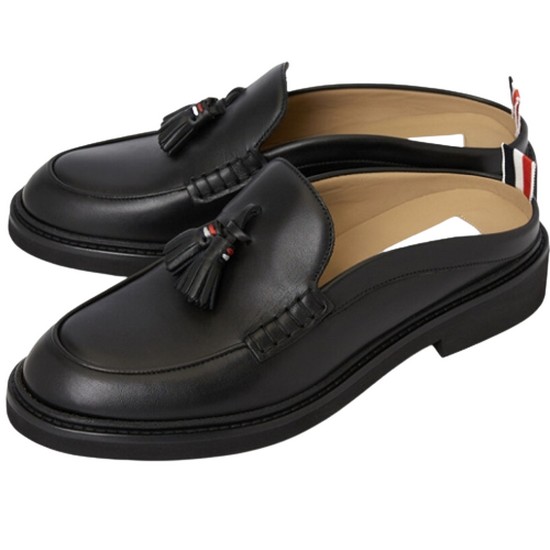 톰브라운 삼선 탭 태슬 뮬 로퍼_MFL075A 05584 001