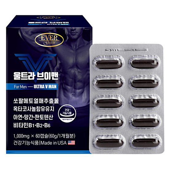 에버그린 울트라 브이맨 1000mg 60캡슐