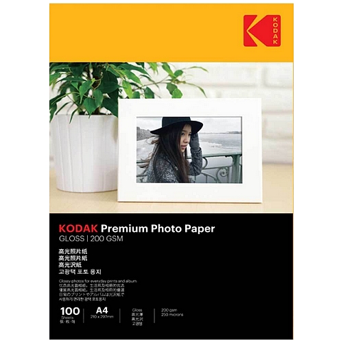 코닥  9891-119 고광택 사진용지 A4 200g