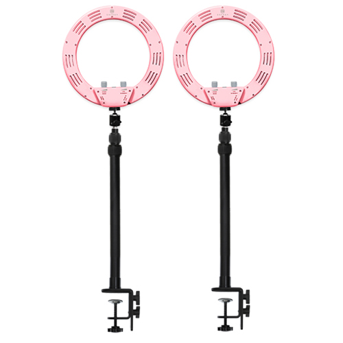 대한  3단 데스크 링 10인치 더블 조명세트 KIT-DMS3-04