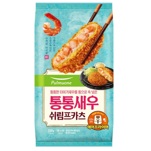 풀무원  통통새우 쉬림프카츠 330g