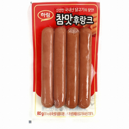 하림  참맛후랑크 80g