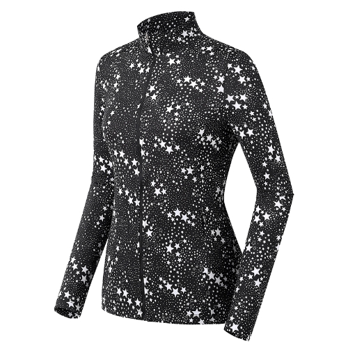 엘르골프 여성 전판A 시즌패턴 냉감 풀집업 (6H45511)