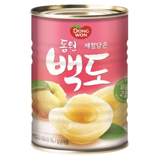 동원F&B  복숭아 백도 400g
