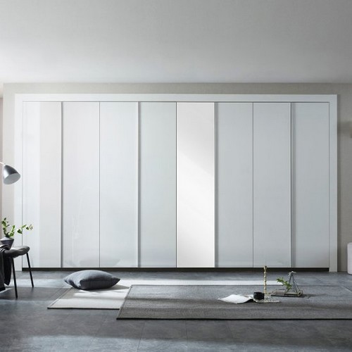 장인가구 장인가구 아이브 드홈 글로우 여닫이 미러도어 붙박이장