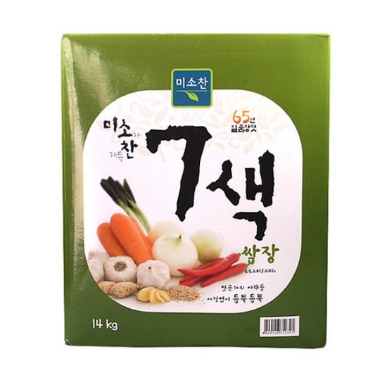 미소찬 7색 쌈장 14kg