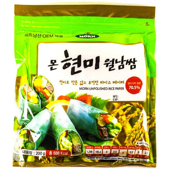 스위트웰  몬 월남쌈 원형 16cm 200g