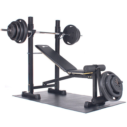 포스스포츠  각도 레그벤치 핸들원판 세트