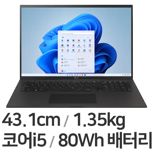 LG전자 2022 그램17(12세대) 17Z90Q-GA5LK