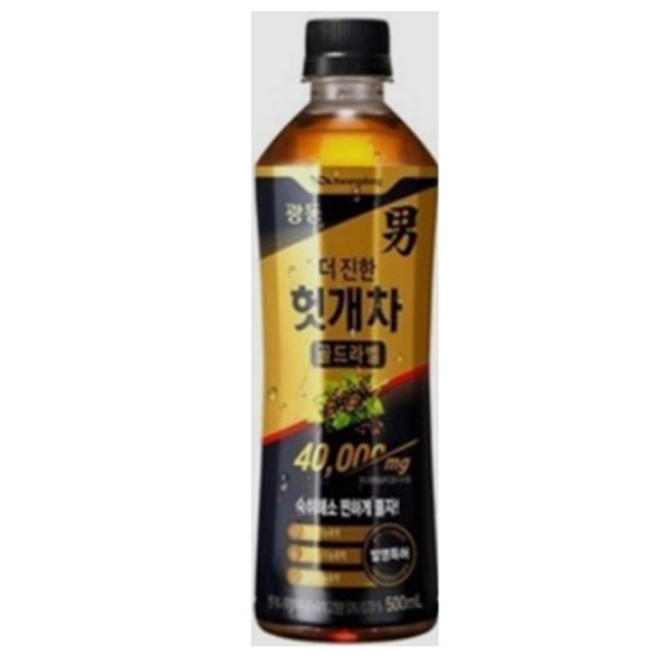 광동제약 광동 더 진한 헛개차 골드라벨 500ml
