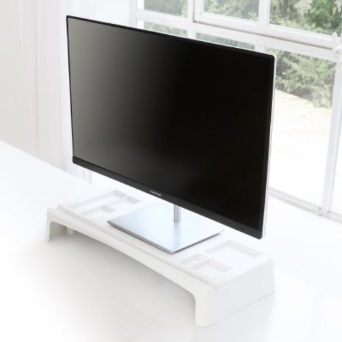 디스토어 컴퓨터 선반 키보드 수납형 모니터 받침대