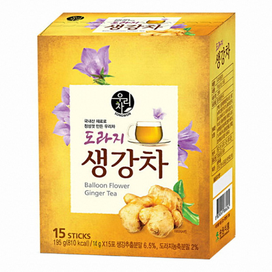 송원식품 송원 도라지 생강차 14g 15개입