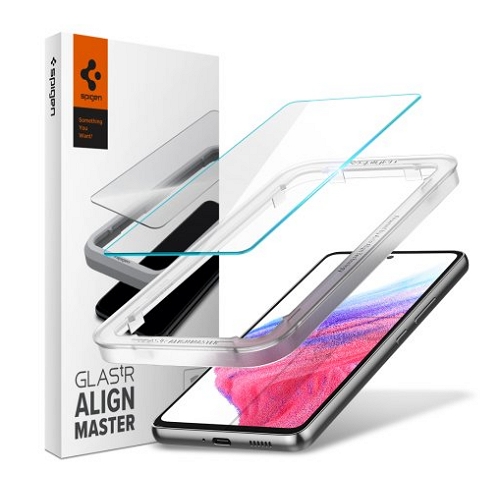 슈피겐  갤럭시A53 2022 얼라인마스터 강화유리 액정보호필름