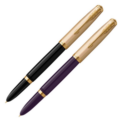 파카  51 디럭스 블랙 GT 만년필  F