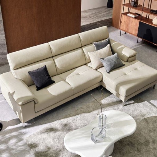 자코모 제이드 카우치 이태리 천연가죽 소파 4인용