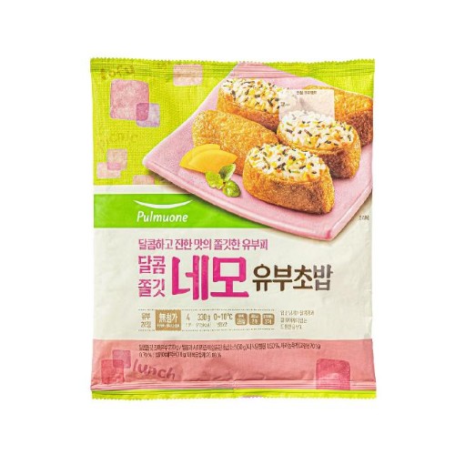 풀무원  달콤쫄깃 네모 유부초밥 330g