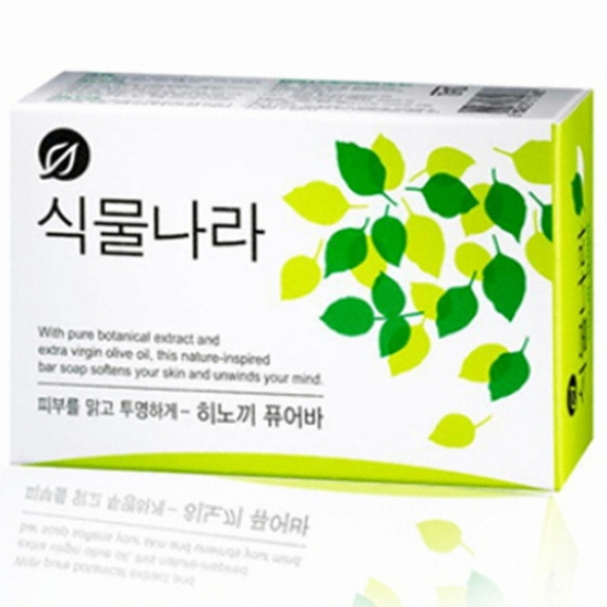 식물나라 히노끼 퓨어 바 100g
