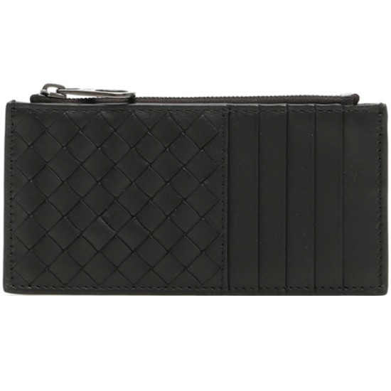 보테가베네타 인트레치아토 지퍼 카드 케이스_566430 V4651 1000