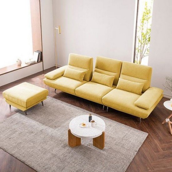 에싸 엘로이즈 스윙기능 카시미라 패브릭 소파 3.5인용