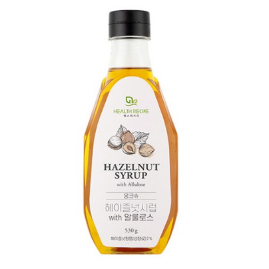 몽크슈 헤이즐넛 시럽 WITH 알룰로스 슈가프리 저당 저칼로리